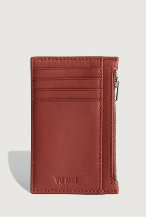 Frank Cardholder - Terracotta Lambskin-YU MEI-P&amp;K The General Store