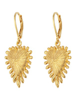 Load image into Gallery viewer, Heart Rays Earrings - 22k Gold Plate-ZOE &amp; MORGAN-P&amp;K The General Store
