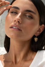 Load image into Gallery viewer, Heart Rays Earrings - 22k Gold Plate-ZOE &amp; MORGAN-P&amp;K The General Store
