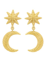 Load image into Gallery viewer, Moonlight Earrings - 22k Gold Plate-ZOE &amp; MORGAN-P&amp;K The General Store
