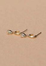 Load image into Gallery viewer, Ophelia Hoops - White Garnet Topaz
