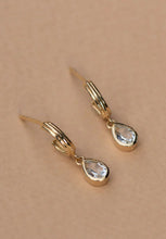 Load image into Gallery viewer, Ophelia Hoops - White Garnet Topaz
