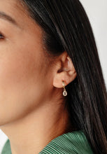 Load image into Gallery viewer, Ophelia Hoops - White Garnet Topaz
