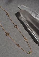 Load image into Gallery viewer, Aura Necklace - 22k Gold Plate with Chrome Diopside-zoe &amp; morgan-P&amp;K The General Store
