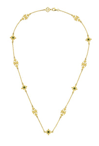 Ayllu Necklace - 22k Gold Plate with Chrome Diopside-zoe & morgan-P&amp;K The General Store