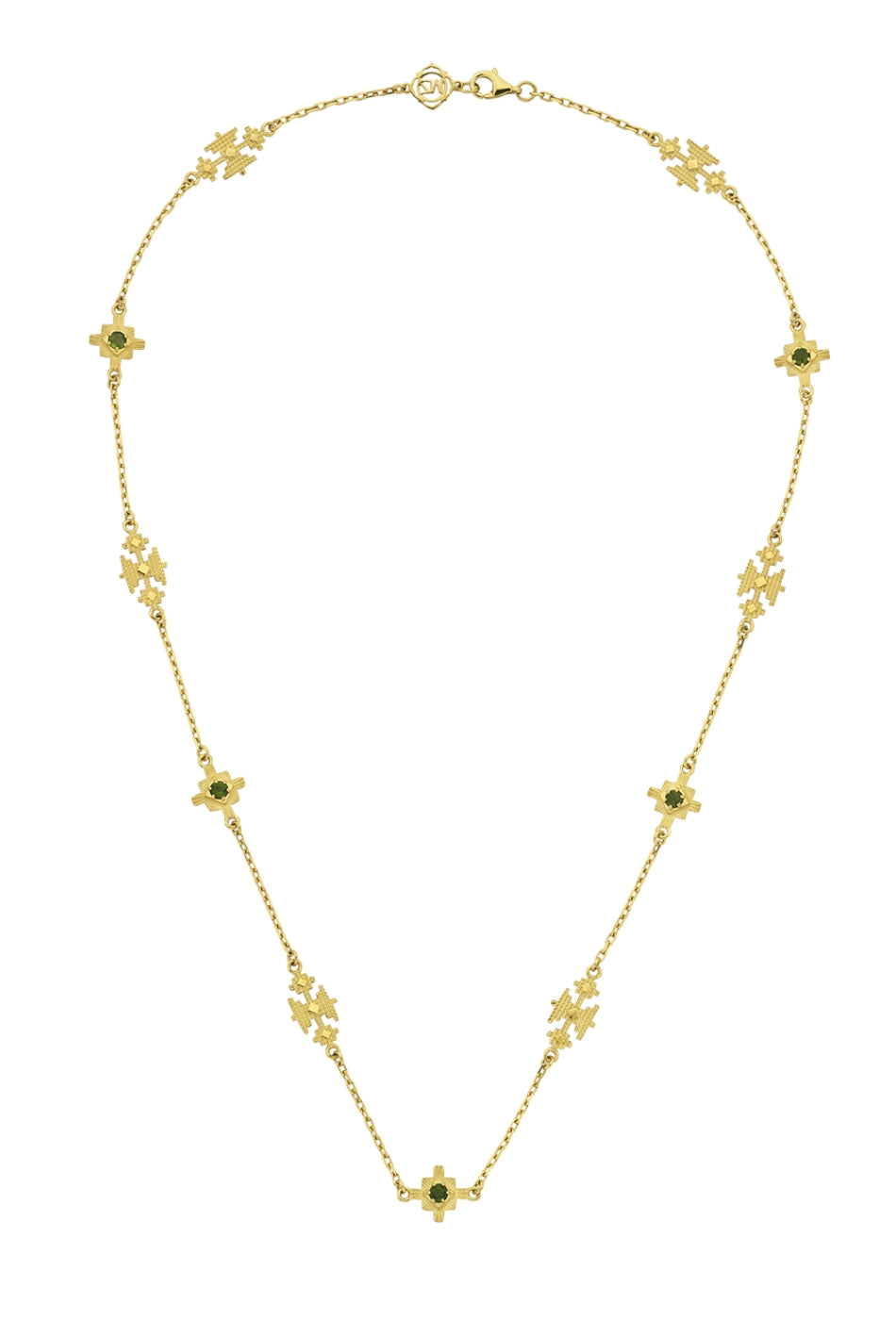 Ayllu Necklace - 22k Gold Plate with Chrome Diopside-zoe & morgan-P&K The General Store
