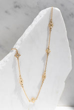 Load image into Gallery viewer, Ayllu Necklace - 22k Gold Plate with White Zircon-zoe &amp; morgan-P&amp;K The General Store
