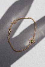 Load image into Gallery viewer, Centred Bracelet - 22k Gold Plate with Chrome Diopside-zoe &amp; morgan-P&amp;K The General Store
