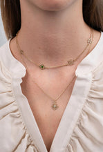Load image into Gallery viewer, Centred Necklace - 22k Gold Plate with White Zircon-zoe &amp; morgan-P&amp;K The General Store
