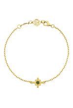 Load image into Gallery viewer, Inka Bracelet - 22k Gold Plate with Chrome Diopside-zoe &amp; morgan-P&amp;K The General Store
