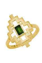 Load image into Gallery viewer, Munay Ring - 22k Gold Plate with Chrome Diopside-zoe &amp; morgan-P&amp;K The General Store
