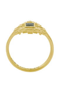 Munay Ring - 22k Gold Plate with Chrome Diopside-zoe & morgan-P&amp;K The General Store
