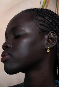Eos Earrings - 22k Gold Plate with Chrome Diopside-zoe & morgan-P&amp;K The General Store