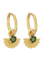 Load image into Gallery viewer, Eos Earrings - 22k Gold Plate with Chrome Diopside-zoe &amp; morgan-P&amp;K The General Store
