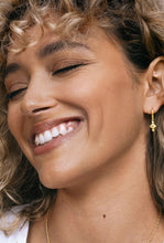 Load image into Gallery viewer, Indie Earrings - 22k Gold Plate with Peach Zircon-zoe &amp; morgan-P&amp;K The General Store
