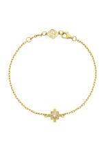 Load image into Gallery viewer, Inka Bracelet - 22k Gold Plate with White Zircon-zoe &amp; morgan-P&amp;K The General Store
