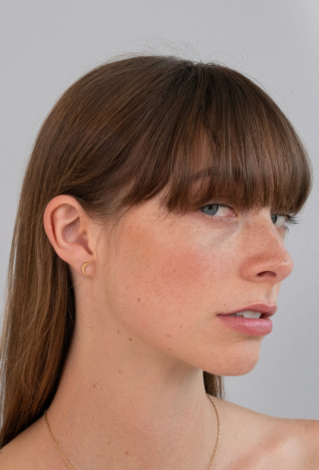 Moonlight Stud - 22k Gold Plate-zoe & morgan-P&amp;K The General Store