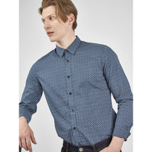 Load image into Gallery viewer, Ben_Sherman_Stipple_Print_Shirt_Blue_P_K_General_Store_Front_0e73ffab

