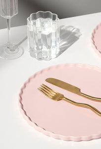 Ceramic Dinner Plate - Pink-Fazeek-P&amp;K The General Store