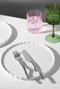 Ceramic Dinner Plate - White-Fazeek-P&amp;K The General Store
