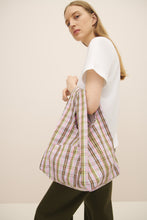Load image into Gallery viewer, Mini Market Bag - Pink Tartan-KOWTOW-P&amp;K The General Store
