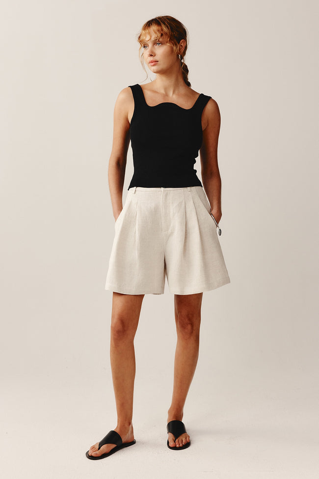 Jacquie Top - Black-MARLE-P&amp;K The General Store