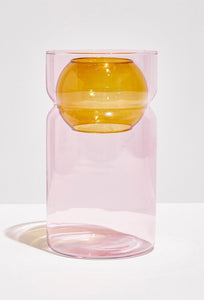 Balance Vase - Pink + Amber-Fazeek-P&amp;K The General Store